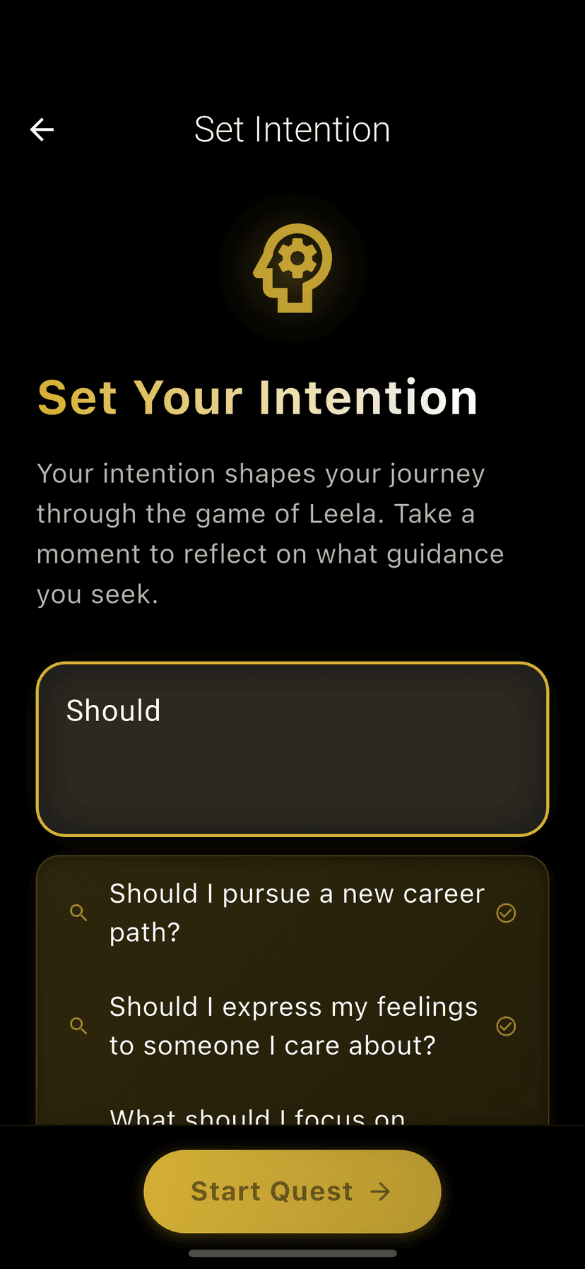 Set Your Intention