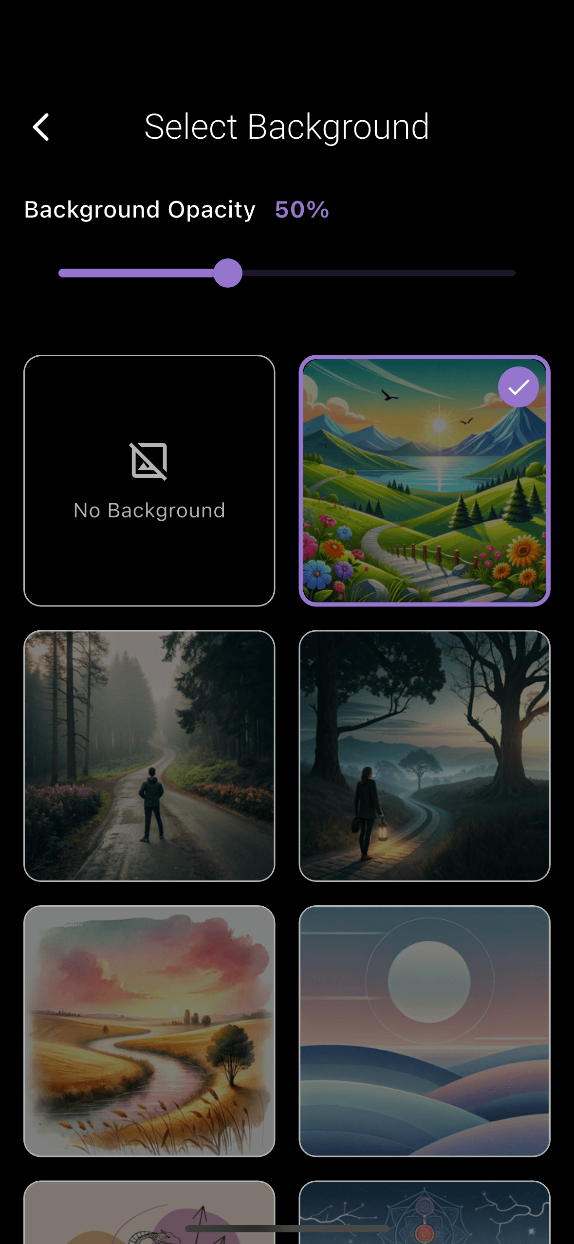 Background Selection